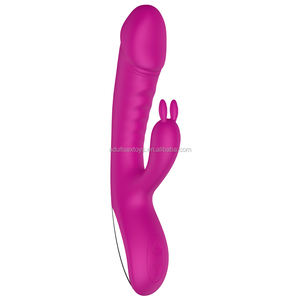 Kotak hadiah kemasan G Spot klitoris Stimulator kelinci wanita kelinci Vibrator seks realistis Dildo Vibrator untuk wanita - Product Image 6