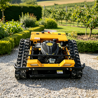 Vente directe d'usine Tondeuse à gazon portable Tondeuse à gazon télécommandée à vendre Tondeuse à gazon robotisée chinoise Idéale pour les pelouses résidentielles