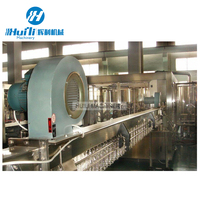 Ligne de production d'eau en bouteille haute capacité, machine de remplissage d'eau 3-en-1 haute vitesse