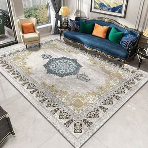 Tappeto di lusso persiano stampato tappeto di alta qualità per soggiorno e sala da pranzo tappeto in Cashmere pieghevole in microfibra - Product Image 6