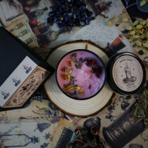 Bougie parfumée à base de plantes anciennes originales pour la cristalothérapie, l'aromathérapie aux herbes, l'énergie, la sauge, la richesse et l'atmosphère - Product Image 6