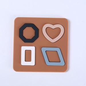 Juguetes de Rompecabezas para Niños de 0 a 3 Años, Tablero de Rompecabezas 3D de Silicona de Grado Alimenticio, Juguetes de Rompecabezas para Bebés - Product Image 2