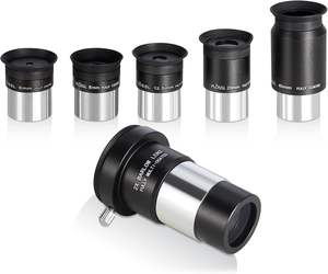 <span class=keywords><strong>Kit</strong></span> de Accesorios para Filtro de Ocular de <span class=keywords><strong>Telescopio</strong></span> Solomark de 1.25 Pulgadas (Plateado), Juego de 5 <span class=keywords><strong>Oculares</strong></span> Plössl, Juego de 7 Filtros, Lente Barlow 2X - Product Image 4