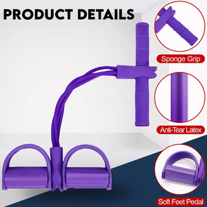 Ensemble <span class=keywords><strong>de</strong></span> bandes <span class=keywords><strong>de</strong></span> résistance pour gym, pédale, poitrine et corde <span class=keywords><strong>de</strong></span> traction pour entraînement et exercice - Product Image 2