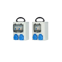 Boîte de prise industrielle KYXT 220V, étanche, anti-poussière, résistante à la corrosion, 6 prises, portable, 16A 32A 63A 125A