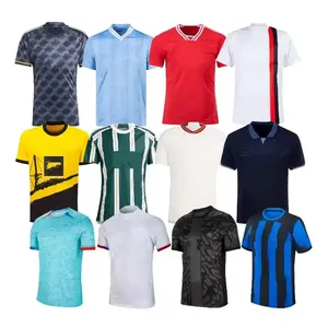 Hot selling high-quality youth T-shirts, football club uniforms, original 100% polyester fiberbreathable football jersey
