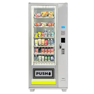 Distributeur de snacks avec lecteur de carte distributeur de boissons distributeur de snacks réfrigérateur