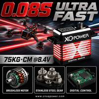 Moteur sans balais XQ POWER 75KG 8.4V HV, servomoteur RC, modèle RC, voitures RC, avion RC, aéronef RC, servomoteur numérique