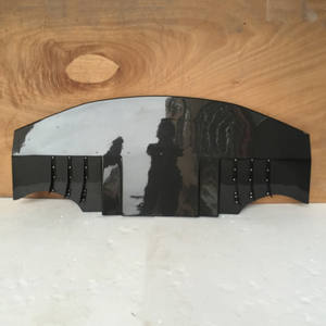 شفة أمامية مع لوحة سفلية من ألياف الكربون لسيارة لانسر إيفولوشن 8 و9 - Product Image 2