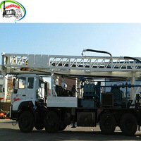 Foreuse mobile d'occasion de bonne qualité pour puits d'eau, machine de forage de puits profonds montée sur camion pour forage de sondages