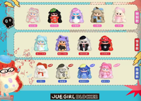 Exposition de Shanghai 2026 QDF Minis Jue Girl Dlocker Beans Blind Box Juejue Minis Figurines en vinyle Jue Jue Génération 3 Artéfact de collection