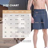 Shorts de sport pour hommes, séchage rapide, entraînement, course à pied ou décontracté, avec poche zippée