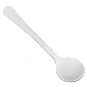 Cuillère à condiments en titane pur mini 7,4 cm, finition sablée, cuillère à dessert, cuillère doseuse pour cuisine - Product Image 2