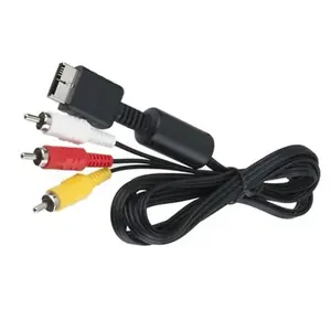 6 רגל עבור PS2 מארח כבל AV PS2/PS3AV כבל וידאו אוניברסלי RGB HD 1.8 מ' PS2AV