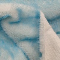 New Stock 100% Polyester Faux Nerz Plüsch Feder stoff für Spielzeug Sofa Schuhe Tasche