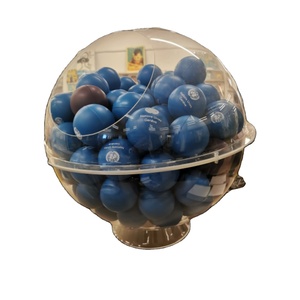 Soporte de exhibición de encimera de cúpula acrílica más vendido patrón sólido para supermercado y tienda minorista - Product Image 1