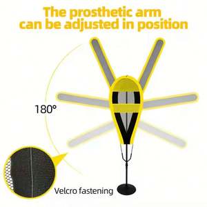 Maniquí de Entrenamiento de Baloncesto Ajustable de 195 cm, Maniquí Defensor Portátil con Diseño Plegable para Práctica Individual - Product Image 2