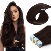 Extensiones de Cabello Humano Remy Vietnamita al por Mayor, 100% Virgen, con Cinta Adhesiva, Doble Trama a Máquina, Colores Claros, Todos los Colores Personalizables