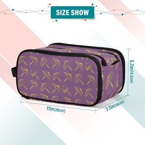 New Arrival Makeup <b>Bag</b> Double Layer Large Cosmetic Organizer <b>Bag</b> Travel <b>Accessories</b> Toiletry <b>Bag</b> Customs logo - Product Image 3