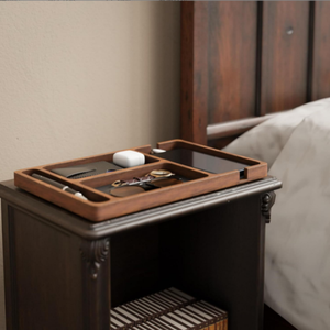 Organisateur de rangement multifonctionnel moderne en <span class=keywords><strong>bois</strong></span> massif pliable à 4-7 compartiments pour bureau, cuisine, vaisselle et salon - Product Image 3