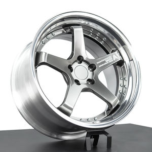 Jantes de voiture Volk Racing Te37 en alliage argenté poli, 2 pièces, T6061 forgé, 5x120 5x114.3 5x112 pouces, pour BMW Honda Accord Toyota - Product Image 3