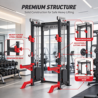 Cage de musculation robuste REYK avec système de poulies à double câble pour un entraînement complet du corps