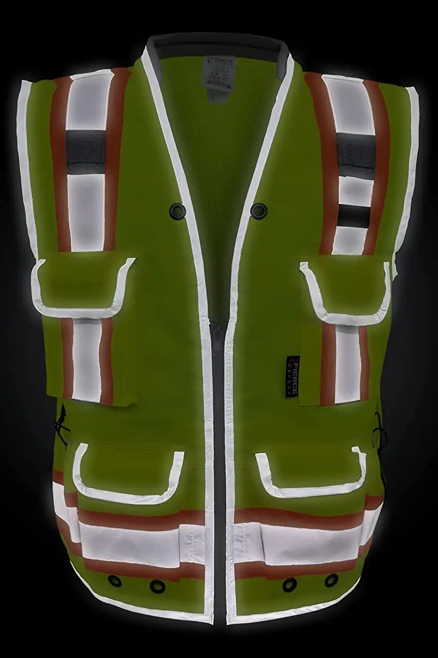 high visibility safety vest safety reflectorized vest Can be customized reflective safety vest