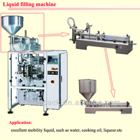 Machine d'emballage automatique de sachets d'eau Machine d'emballage de sachets de lait Machine d'emballage de scellage de remplissage de liquide Popsicle