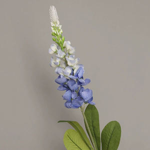 Blue Forget-Me-Not Faux Flowers Memorial <b>Decoration</b> Artificial Blue Hibiscus <b>Tropical</b> Beach <b>Party</b> Theme Decor - Product Image 4