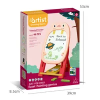 Planche à dessin magnétique multifonctionnelle double face pour les enfants, les tout-petits, l'éducation précoce Peinture Graffiti Tableau d'écriture effaçable