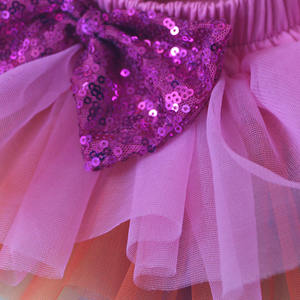 Jupes tutu multicolores à nœuds étoilés pour bébés filles, style princesse de Pâques, fabriquées par le fabricant - Product Image 6