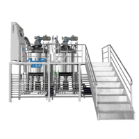 Máquina Mezcladora Emulsionadora al Vacío de Tipo Fijo de Alto Cizallamiento con Bomba de Engranajes para Productos Químicos Cosméticos, Capacidad de 2000L para Motor