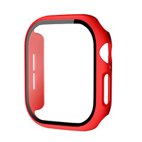 Étui de protection complet pour montre, cadre en PC rigide avec protection en verre pour Apple Watch Series 10 11 42 mm 46 mm
