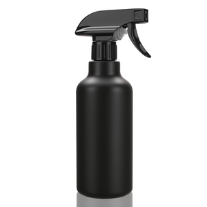 Flacon pulvérisateur rond transparent de luxe personnalisé de 240 ml, 360 ml, 500 ml vide avec pulvérisateur à gâchette - Product Image 1