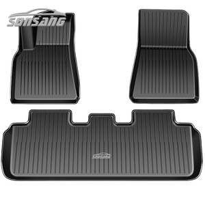 Universal 5PCS Rubber Car Floor Mats All Weather Protection