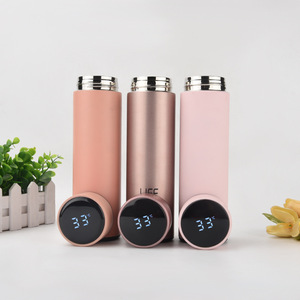 White 150z 500ml Stainless Steel Double Wall Vacuum Insulated Skinny Straight Tumbler Leakproof Lid 6-12 Hours Thermal - Product Image 1