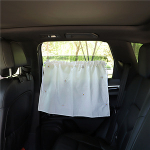 Car Side <b>Window</b> <b>Shades</b> Cartoon Nylon Sucker Installation Sunshade For Vehicle Protection - Product Image 2
