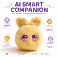 Jouet en peluche électronique intelligent pour animaux de compagnie, en coton PP, réglable, pour l'apprentissage des enfants, vente en gros