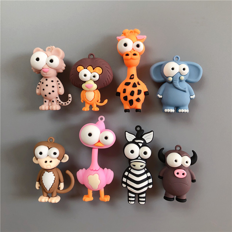 Conjunto completo de 8 animales.