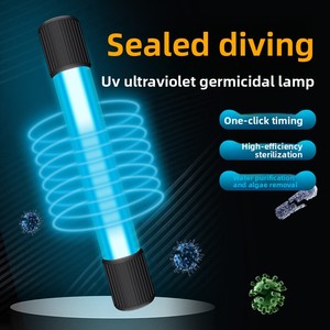 Lámpara <span class=keywords><strong>UV</strong></span> Sumergible de Cuarzo con Función de Temporizador Integrada, <span class=keywords><strong>Luz</strong></span> <span class=keywords><strong>UV</strong></span> para Acuarios y Estanques, para Reducir la Opacidad del Agua y Mejorar la Claridad del Agua - Product Image 2
