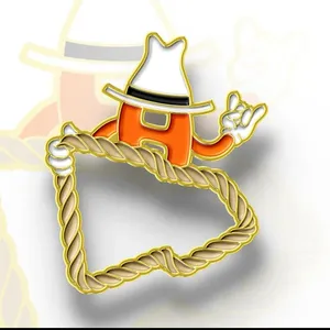 Venta al por mayor logotipo personalizado ajustado club de béisbol emblema esmalte suave ala sombrero pines para la Nueva Era