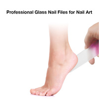 Juego de 5 Limas de Uñas de Vidrio Nano Pulido Premium, Herramientas de Manicura y Pedicura de Cristal para Uñas Impecables