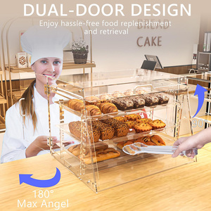 Étagère de présentation pour gâteaux, cupcakes, desserts, pizzas, en acrylique, pour boulangerie, pâtisserie, comptoir - Product Image 3