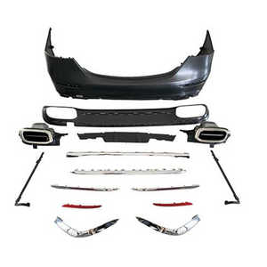Pièces détachées pour kit de carrosserie Classe E W213 Upgrade May/bach Kits de modification du diffuseur de pare-chocs avant et arrière pour Mercedes-Benz W213 2020-2024 - Product Image 3