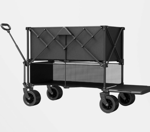 Chariot de Jardin Pliant Portable pour Plage, Pêche, Camping, Shopping et Bagages à Main - Product Image 3