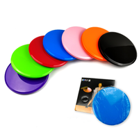 Logotipo personalizado Push-Up Floors Sliding Gym Pilates Gliders Ab Ejercicio Core Sliders Fitness Workout Gliding Discs With Booty Bands