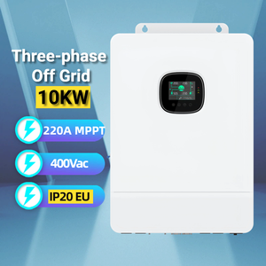SRNE SPI-10K-H3P 10KW 12KW Modèle UE Solaire Hors Réseau Triphasé Certifié CE 48V Double MPPT Onde Sinusoïdale Pure Parallélisable - Product Image 1