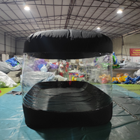 Cubierta de Coche Inflable Transparente Portátil para Exteriores THL, Material Oxford Ecológico, Garaje de Aire para Coche, Tamaño Personalizado, Funcity