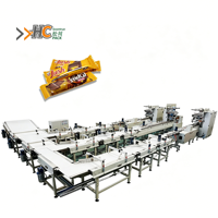 Ligne de tri automatique à grande vitesse pour biscuits/gâteaux/en-cas, certifiée CE, en acier inoxydable SUS304, alimentateur de production pour remplissage plastique/papier