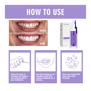 Sérum <span class=keywords><strong>blanchissant</strong></span> pour les dents en gros à prix abordable, <span class=keywords><strong>dentifrice</strong></span> <span class=keywords><strong>violet</strong></span> <span class=keywords><strong>blanchissant</strong></span> les dents - Product Image 6